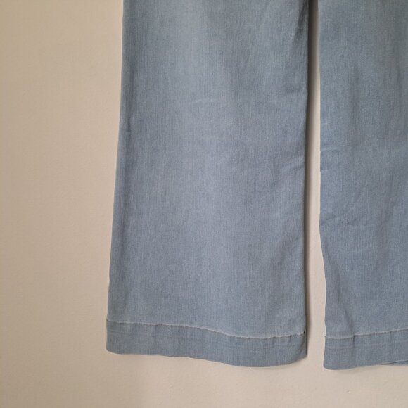 YMI Low Rise Juniors Jeans Wide-Leg Size 5/27 Light Blue Color NWT - Picture 7 of 11